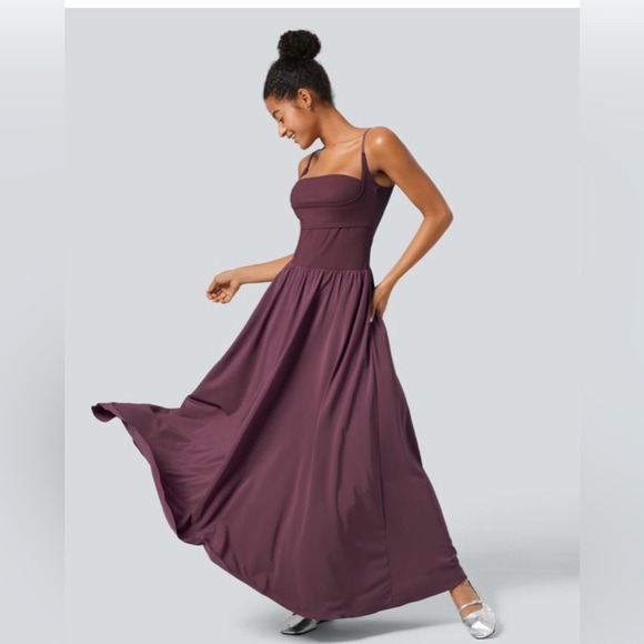 HALARA Women's Maxi Dress in Plum - Picture 4 of 11